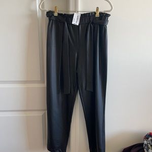 BRAND NEW SOUTH MOON UNDER  BLACK LEATHER PANTS SIZE M